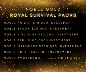 noble gold survival packs