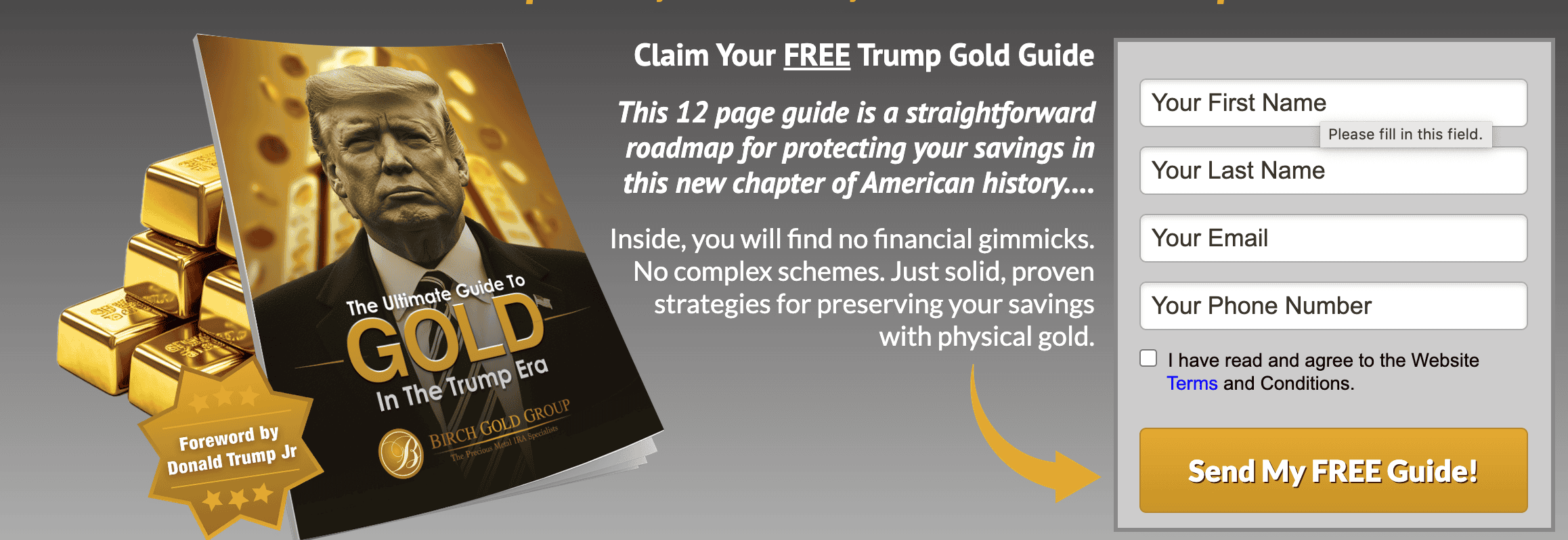 Trump Gold Guide, trump gold ira